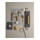 Duravit Waschtisch-Einhebelmischer M Wave Ausl. 122mm, m Zugst.Abl.Gar., bron geb.