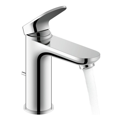Duravit Waschtisch-Einhebelmischer M Wave Ausl. 122mm, m Zugst.Abl.Gar., chrom