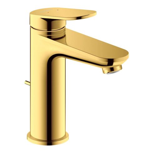 Duravit Waschtisch-Einhebelmischer M Wave Ausl. 122mm, m Zugst.Abl.Gar., gol pol.
