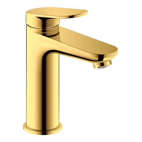 Duravit Waschtisch-Einhebelmischer M Wave Ausl. 122mm, o. Zugst.Abl.Gar., gol pol.