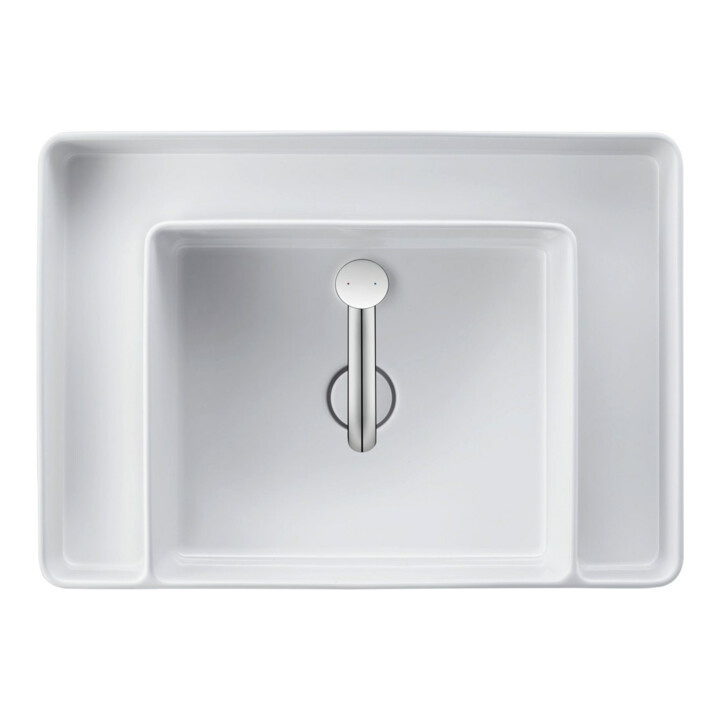 Duravit Waschtisch-Einhebelmischer M White Tulip o. Zugst.-Ablaufgarn., Ausl. 125mm, chr