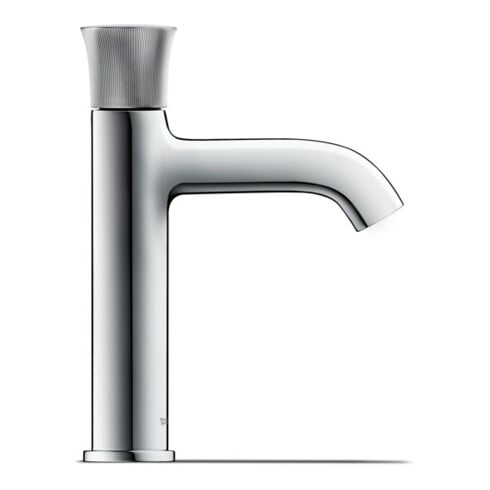 Duravit Waschtisch-Einhebelmischer M White Tulip o. Zugst.-Ablaufgarn., Ausl. 125mm, chr