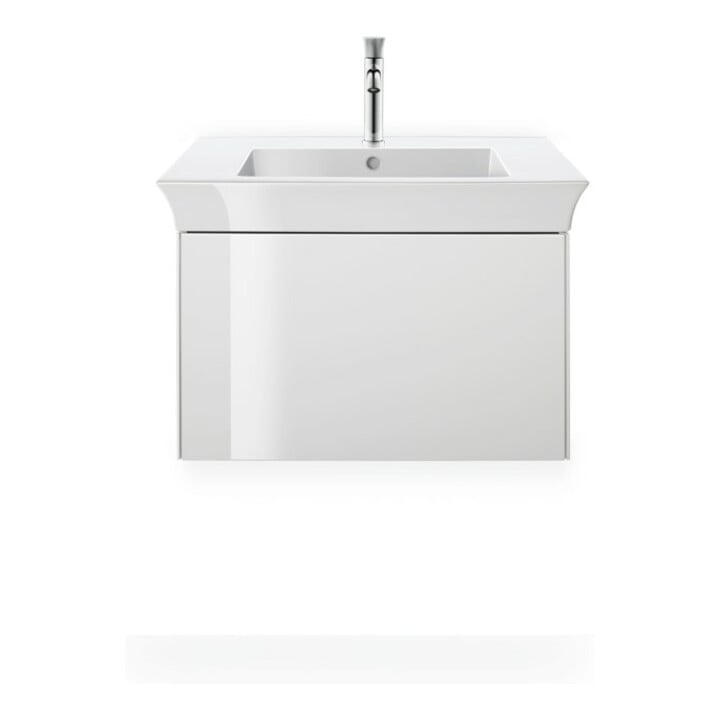 Duravit Waschtisch-Einhebelmischer M White Tulip o. Zugst.-Ablaufgarn., Ausl. 125mm, chr