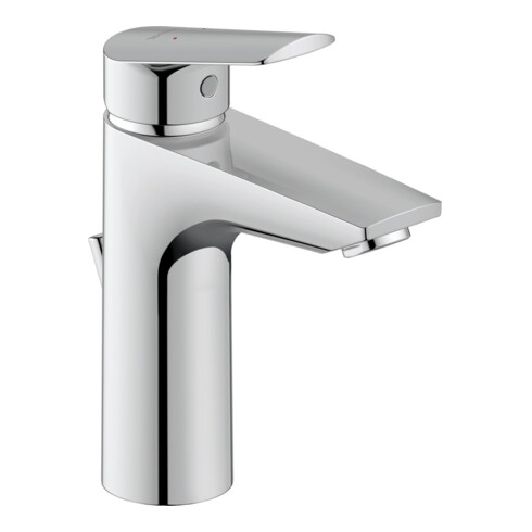 Duravit Waschtisch-Einhebelmischer No. 1 M m Zugst.-Ablaufgarn., Ausl. 106mm, chrom
