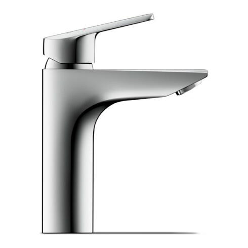 Duravit Waschtisch-Einhebelmischer No. 1 M MinusFlow o. Zugst.-Ablaufgarn., Ausl. 106mm, chr