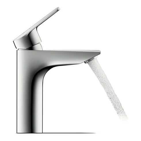 Duravit Waschtisch-Einhebelmischer No. 1 M o. Zugst.-Ablaufgarn., Ausl. 106mm, chr