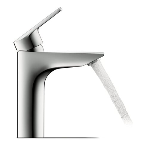 Duravit Waschtisch-Einhebelmischer No. 1 M o. Zugst.-Ablaufgarn., Ausl. 106mm, chr