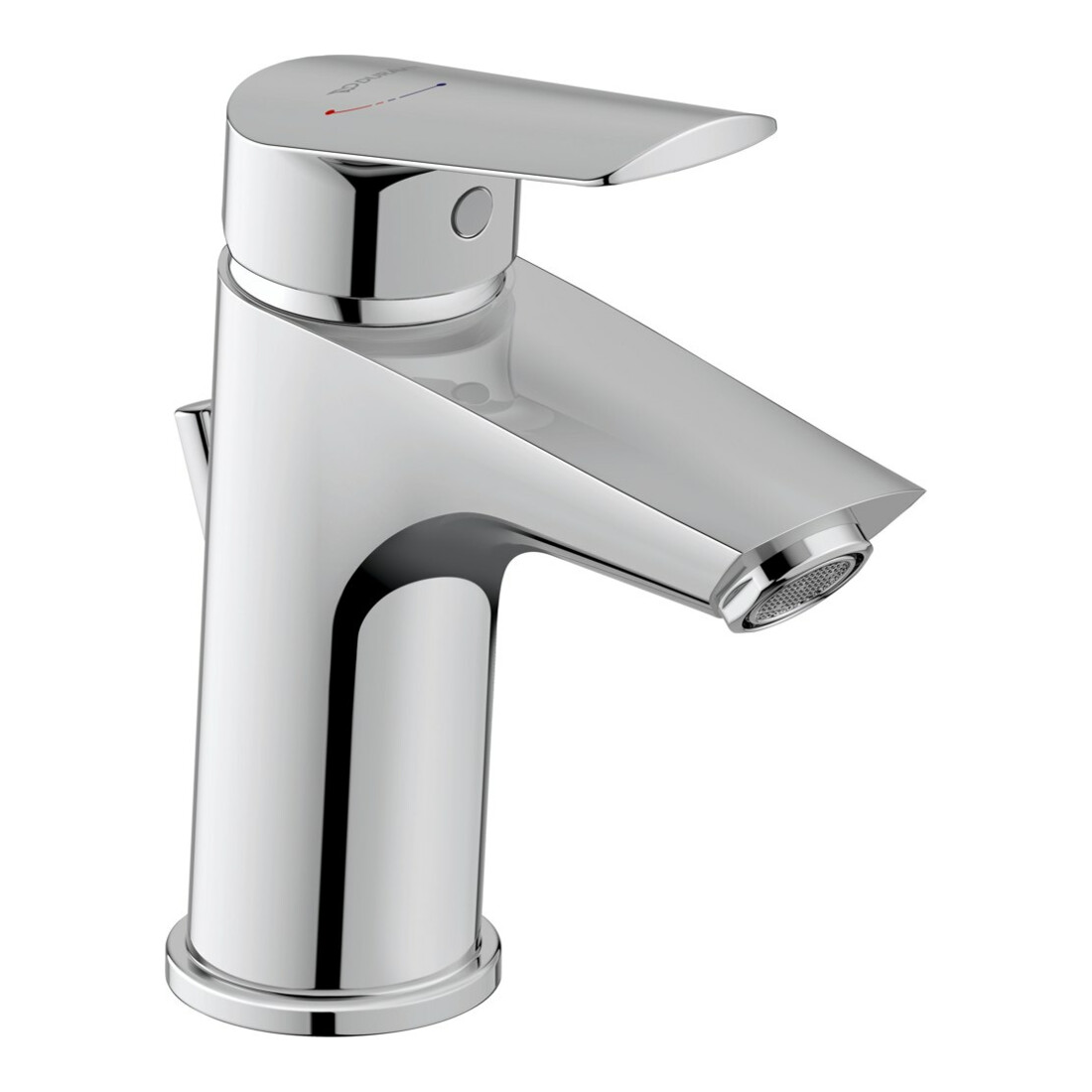 Duravit Waschtisch-Einhebelmischer No. 1 S Freshstart m Zugst.-Ablaufgarn., Ausl. 100mm, chrom