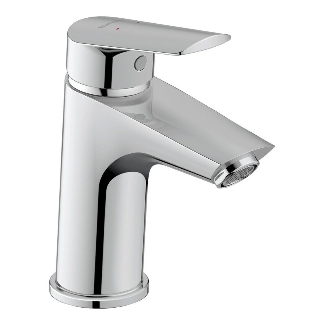 Duravit Waschtisch-Einhebelmischer No. 1 S MinusFlow o. Zugst.-Ablaufgarn., Ausl. 100mm, chr