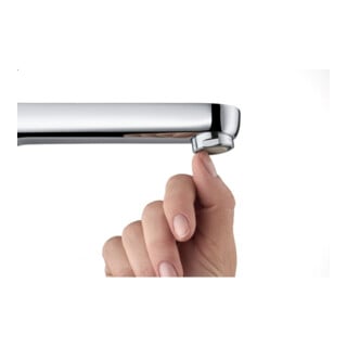 Duravit Waschtisch-Einhebelmischer S B.2 m Zugst.-Ablaufgarn., Ausl. 101mm, chrom