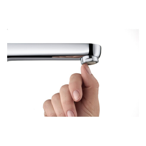 Duravit Waschtisch-Einhebelmischer S B.2 m Zugst.-Ablaufgarn., Ausl. 101mm, chrom