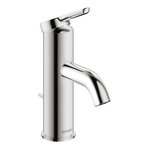 Duravit Waschtisch-Einhebelmischer S C.1 Ausl. 91mm, m Zugst.-Ablaufgarn., chrom