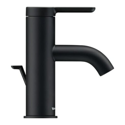 Duravit Waschtisch-Einhebelmischer S C.1 Ausl. 91mm, m Zugst.-Ablaufgarn., sw m