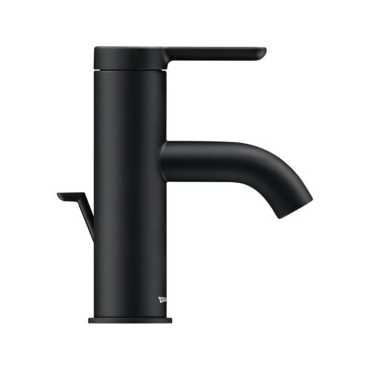 Duravit Waschtisch-Einhebelmischer S C.1 Ausl. 91mm, m Zugst.-Ablaufgarn., sw m