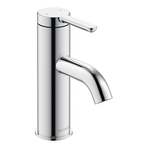 Duravit Waschtisch-Einhebelmischer S C.1 Ausl. 91mm, o. Zugst.-Ablaufgarn., chrom
