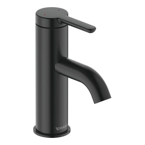 Duravit Waschtisch-Einhebelmischer S C.1 Ausl. 91mm, o. Zugst.-Ablaufgarn., sw m