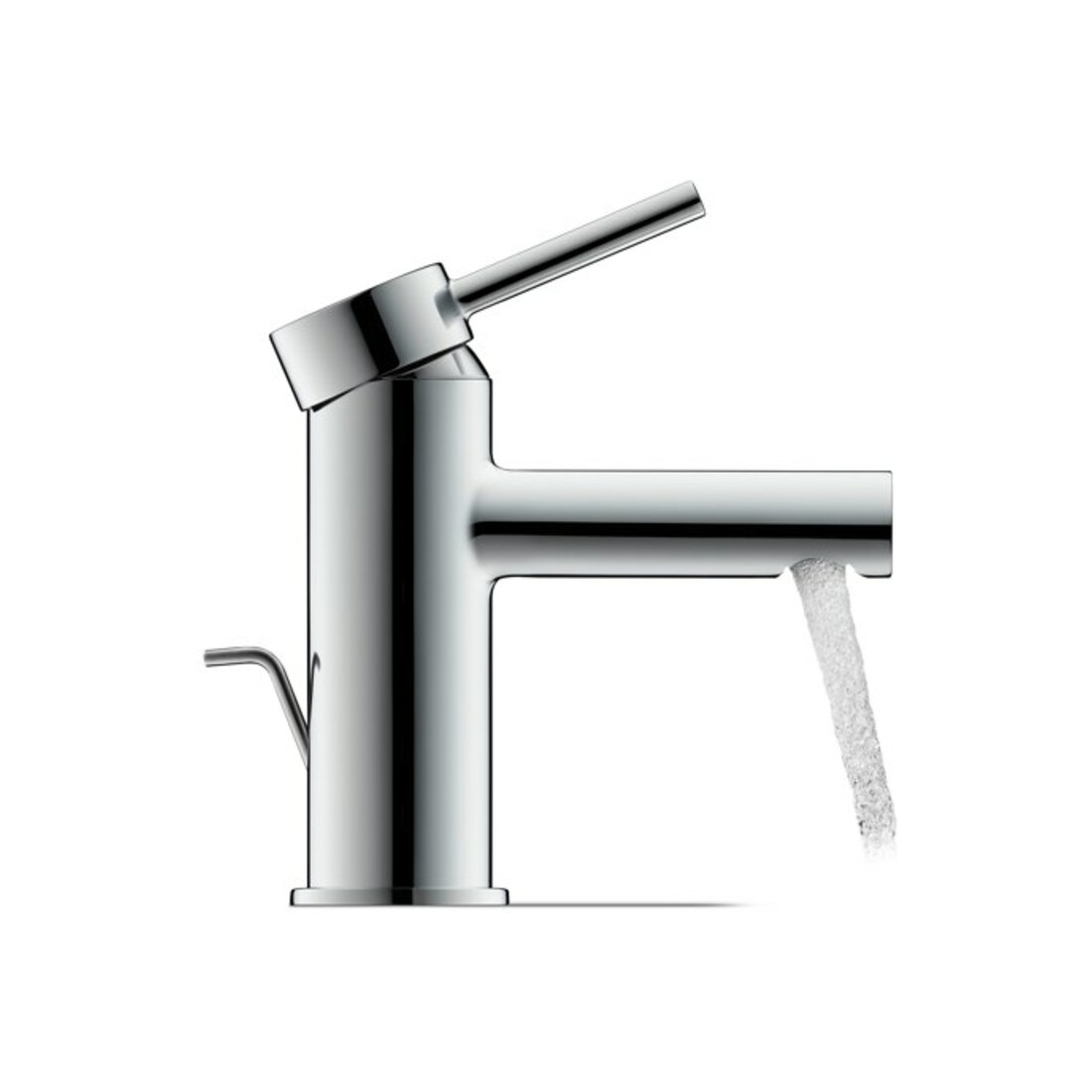 Duravit Waschtisch-Einhebelmischer S Circle m Zugst.Abl.Gar., Ausl. 100mm, chr hgl