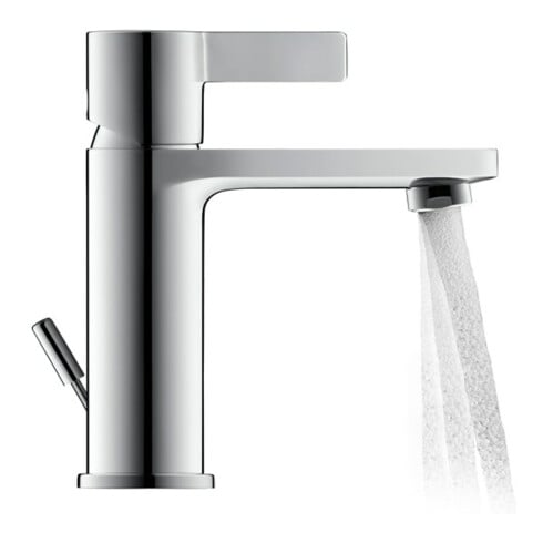 Duravit Waschtisch-Einhebelmischer S D-Neo m Zugst.-Ablaufgarn., Ausl. 94mm, chrom
