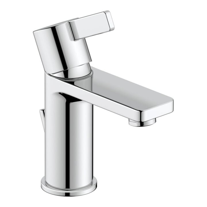 Duravit Waschtisch-Einhebelmischer S D-Neo m Zugst.-Ablaufgarn., Ausl. 94mm, chrom