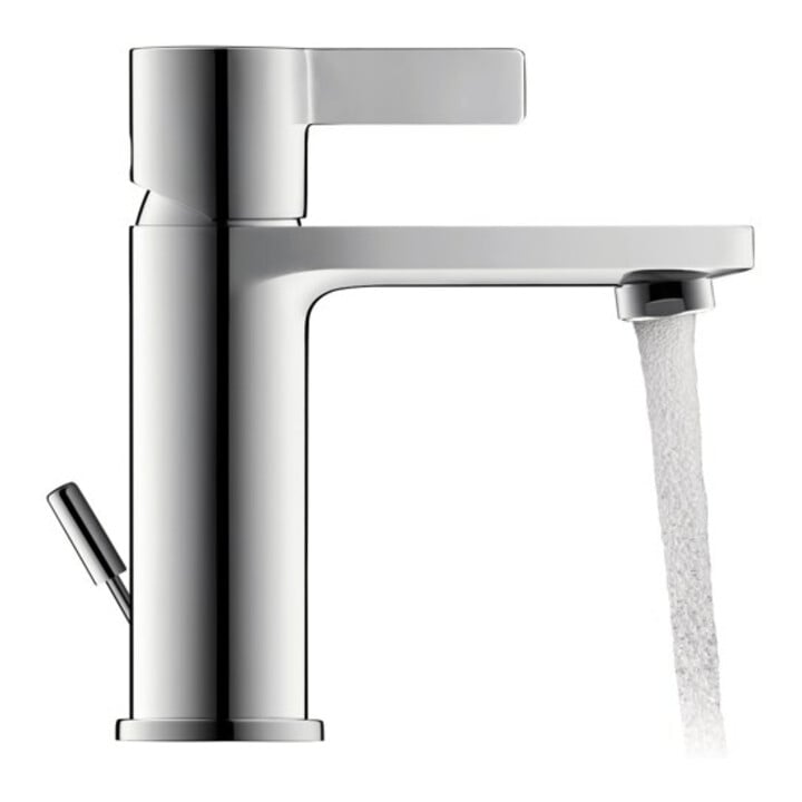 Duravit Waschtisch-Einhebelmischer S D-Neo m Zugst.-Ablaufgarn., Ausl. 94mm, chrom