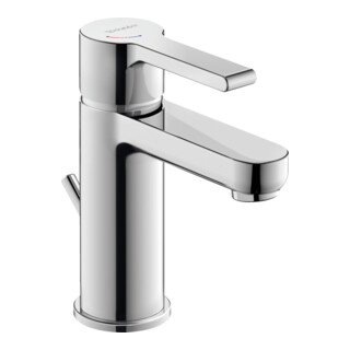 Duravit Waschtisch-Einhebelmischer S Fresh + -Flow B.2 m Zugst.Abl.Gar., Ausladung 101mm, chrom