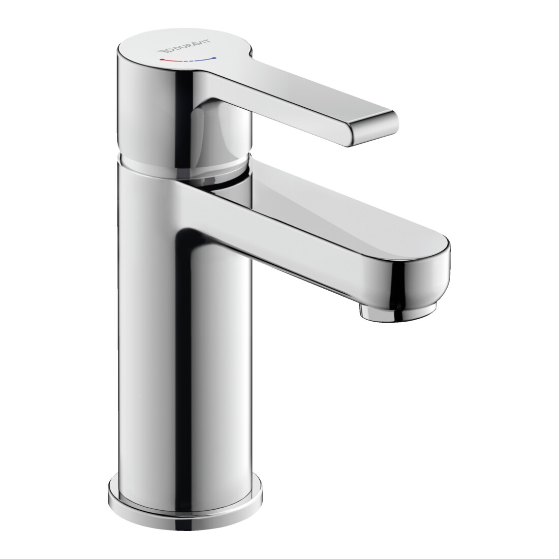 Duravit Waschtisch-Einhebelmischer S Fresh + -Flow B.2 o. Zugst.Abl.Gar., Ausl. 101mm, chrom
