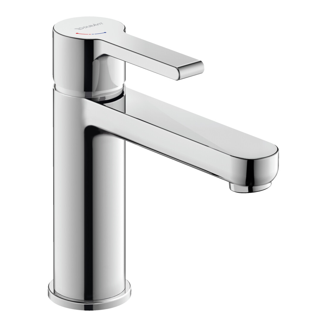 Duravit Waschtisch-Einhebelmischer S Fresh + -Flow B.2 o. Zugst.Abl.Gar., Ausl. 139mm, chrom