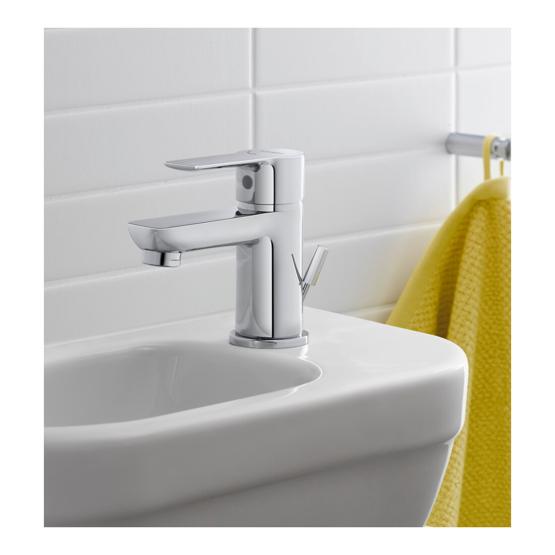 Duravit Waschtisch-Einhebelmischer S Fresh + -Flow D-Code m ZugstAblGar, c, A 95mm, Keramikmisch.