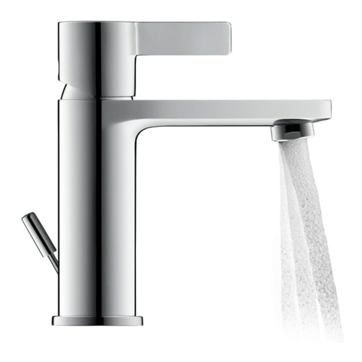 Duravit Waschtisch-Einhebelmischer S Fresh-Start D-Neo m Zugst.-Ablaufgarn., Ausl. 94mm, chrom