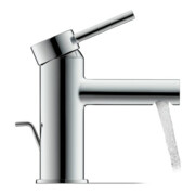 Duravit Waschtisch-Einhebelmischer S FreshStart Circle m Zugst.Abl.Gar., Ausl. 100mm, chr hgl