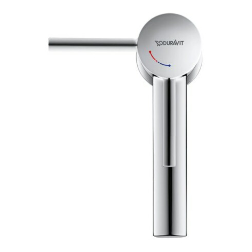 Duravit Waschtisch-Einhebelmischer S FreshStart Circle o. Zugst.Abl.Gar., Ausl. 100mm, chr hgl