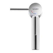 Duravit Waschtisch-Einhebelmischer S FreshStart Circle o. Zugst.Abl.Gar., Ausl. 100mm, chr hgl
