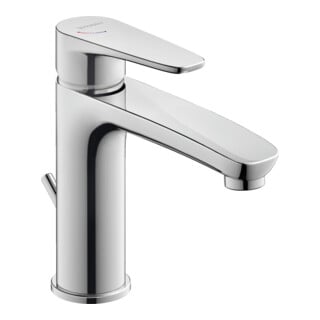 Duravit Waschtisch-Einhebelmischer S FreshStart + -Flow B.1 m Zugst.Abl.Gar., Ausladung 139mm, chrom