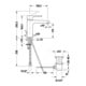 Duravit Waschtisch-Einhebelmischer S FreshStart + -Flow B.1 m Zugst.Abl.Gar., Ausladung 139mm, chrom-5