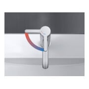 Duravit Waschtisch-Einhebelmischer S FreshStart + -Flow C.1 Ausl. 91mm, o. Zugst.Abl.Gar., chrom-3