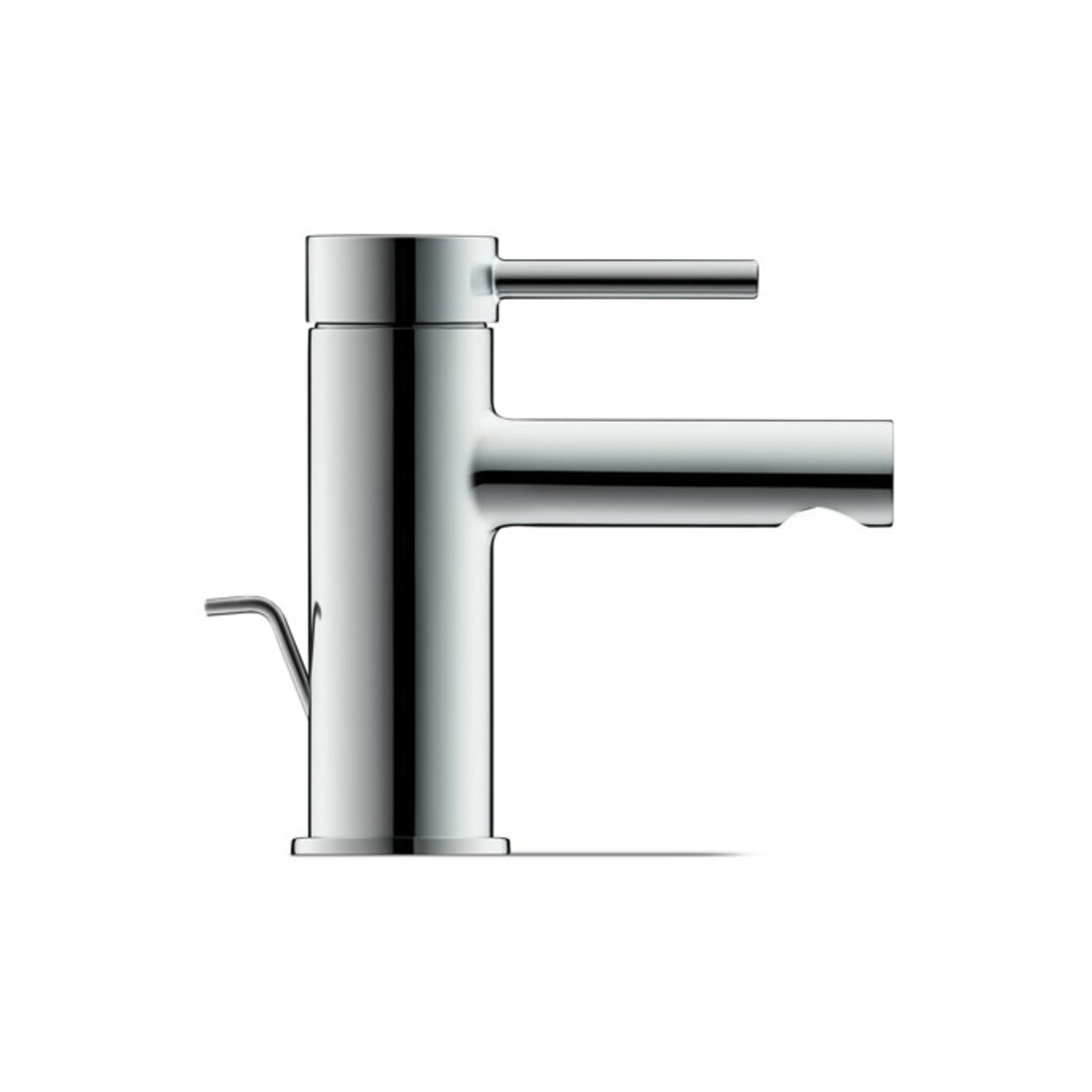 Duravit Waschtisch-Einhebelmischer S MinusFlow Circle m Zugst.Abl.Gar., Ausl. 100mm, chr hgl