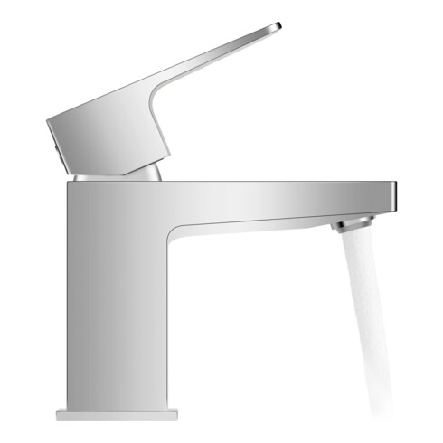 Duravit Waschtisch-Einhebelmischer S MinusFlow Manhattan Ausl. 95mm, o. Zugst.Abl.Gar., chrom