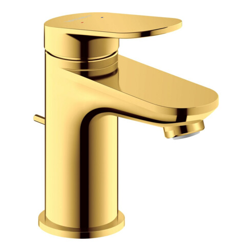 Duravit Waschtisch-Einhebelmischer S Wave Ausl. 95mm, m Zugst.Abl.Gar., gol pol.