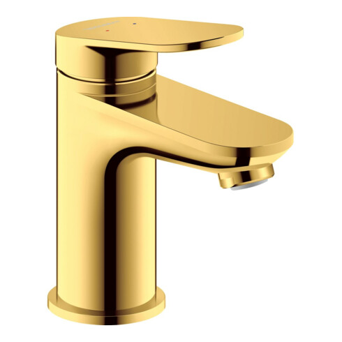 Duravit Waschtisch-Einhebelmischer S Wave Ausl. 95mm, o. Zugst.Abl.Gar., gol pol.