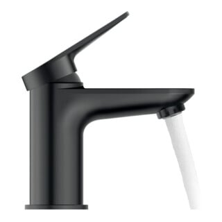 Duravit Waschtisch-Einhebelmischer S Wave Ausl. 95mm, o. Zugst.Abl.Gar., sw matt