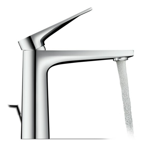 Duravit Waschtisch-Einhebelmischer Tulum M Ausl. 135mm, m Zugst.Abl.Gar., chrom