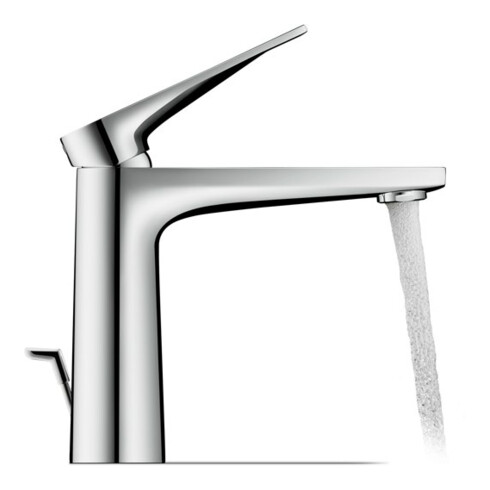Duravit Waschtisch-Einhebelmischer Tulum M Ausl. 135mm, m Zugst.Abl.Gar., chrom