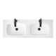 Duravit Waschtisch-Einhebelmischer Tulum M Ausl. 135mm, o. Zugst.Abl.Gar., sw matt-1