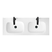 Duravit Waschtisch-Einhebelmischer Tulum M Ausl. 135mm, o. Zugst.Abl.Gar., sw matt