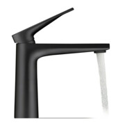 Duravit Waschtisch-Einhebelmischer Tulum M Ausl. 135mm, o. Zugst.Abl.Gar., sw matt-4
