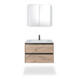 Duravit Waschtisch-Einhebelmischer Tulum M Ausl. 135mm, o. Zugst.Abl.Gar., sw matt-4