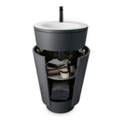 Duravit Waschtisch-Einhebelmischer Tulum M Ausl. 135mm, o. Zugst.Abl.Gar., sw matt-5