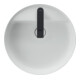 Duravit Waschtisch-Einhebelmischer Tulum M Ausl. 135mm, o. Zugst.Abl.Gar., sw matt
