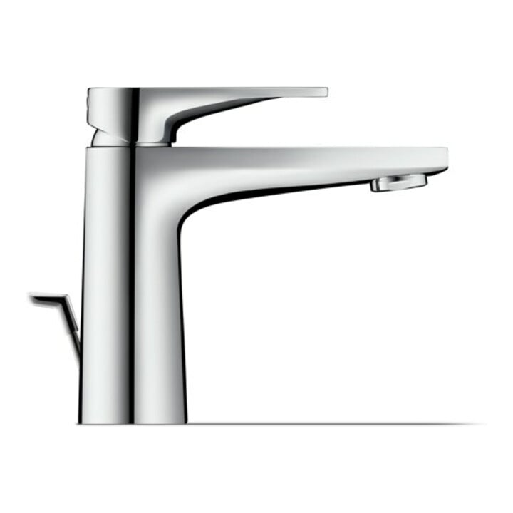 Duravit Waschtisch-Einhebelmischer Tulum S Ausl. 110mm, m Zugst.Abl.Gar., chrom