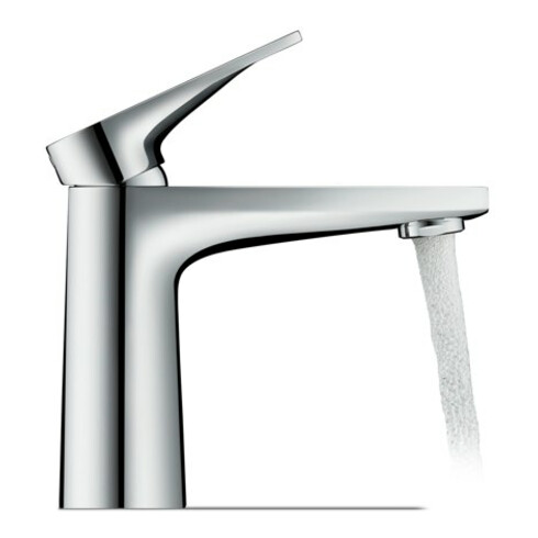 Duravit Waschtisch-Einhebelmischer Tulum S Ausl. 110mm, o. Zugst.Abl.Gar., chrom